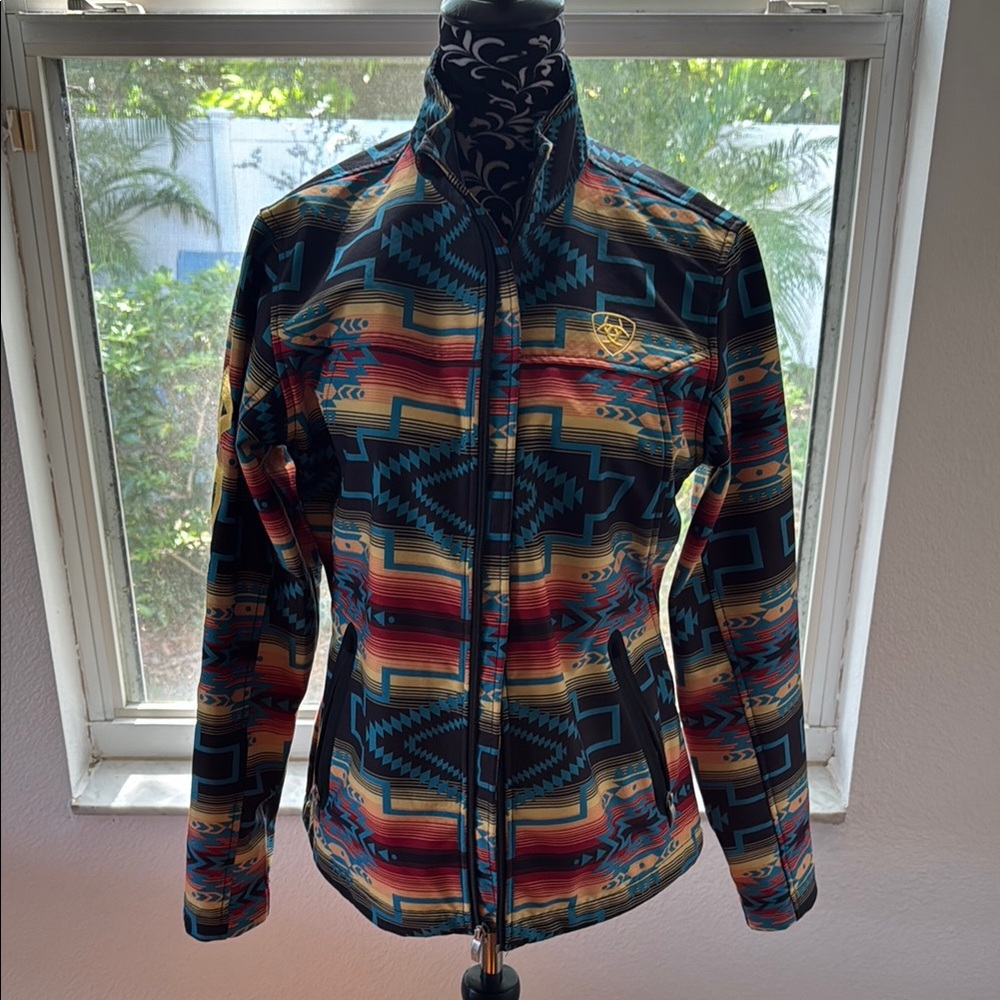 Ariat Colorful Geometric Zip-Up Jacket